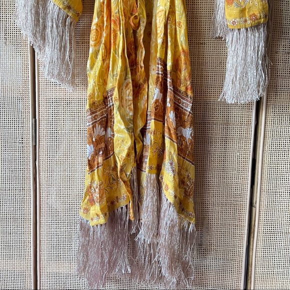 Spell & the Gypsy Mystic Tasselled Robe - Sunflower S/M Small Medium Recyclable - Picture 10 of 13